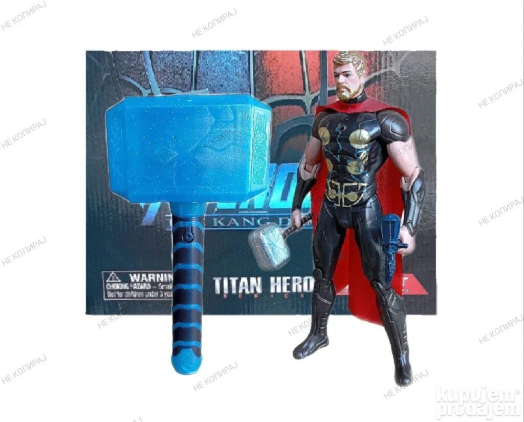 Thor velika muzička igračka za cekicem