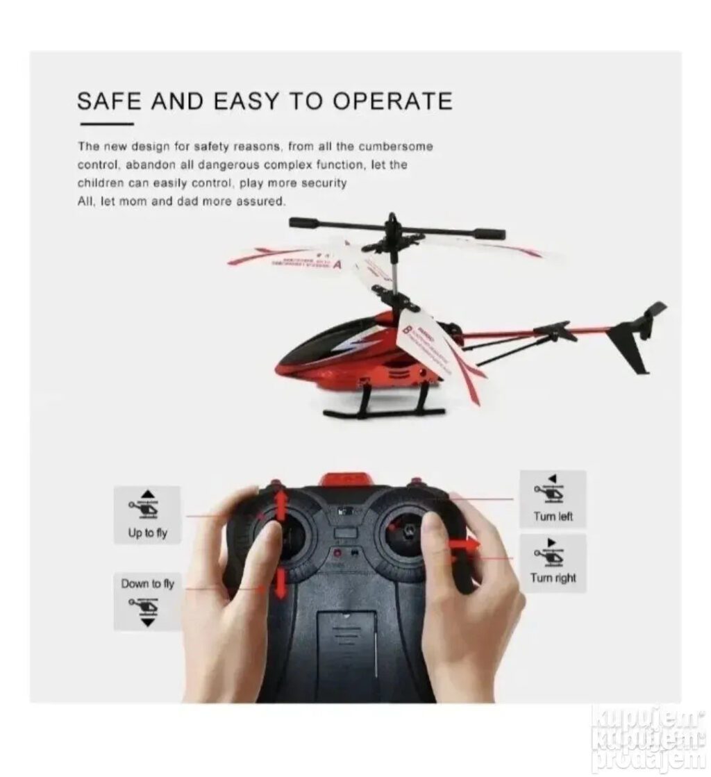 Veliki helikopter na daljinski sa punjivom baterijom - Image 2